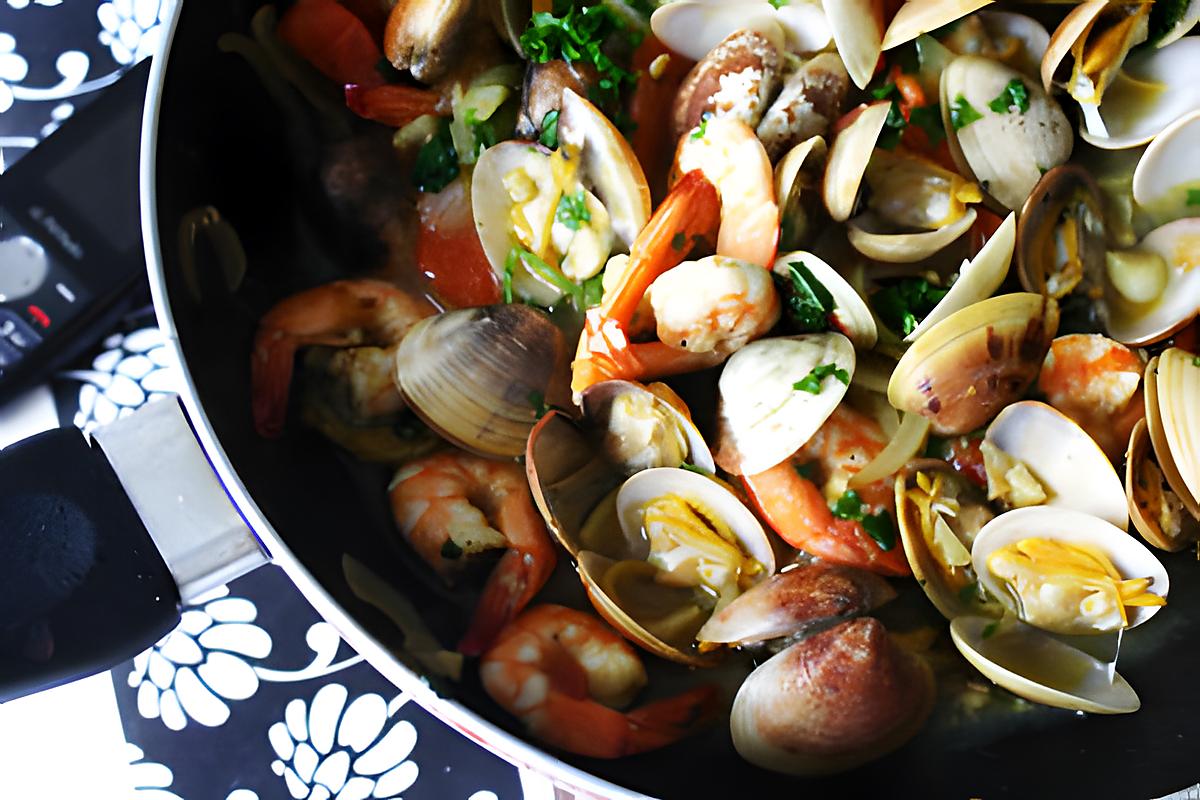 recipe Clams in white wine