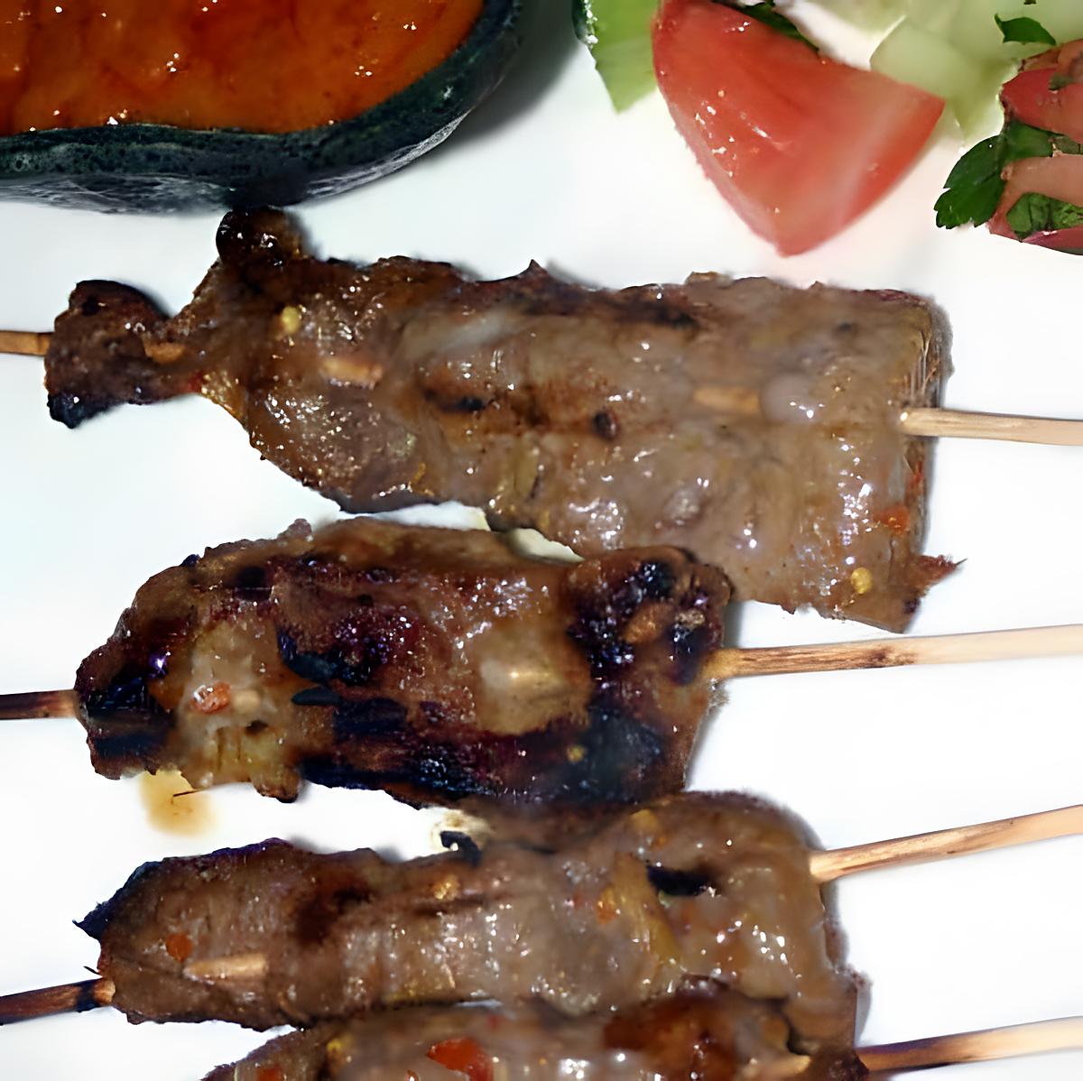 recipe Beef and Chicken Satay