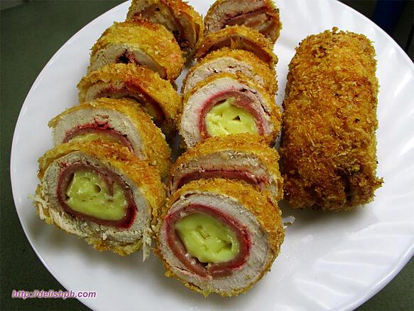recipe CHICKEN CORDON BLEU – FILIPINO STYLE (NO OVEN)