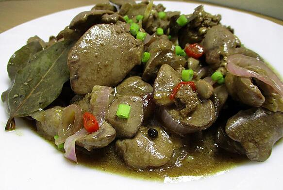 recipe CHICKEN LIVER ADOBO (ADOBONG ATAY NG MANOK)