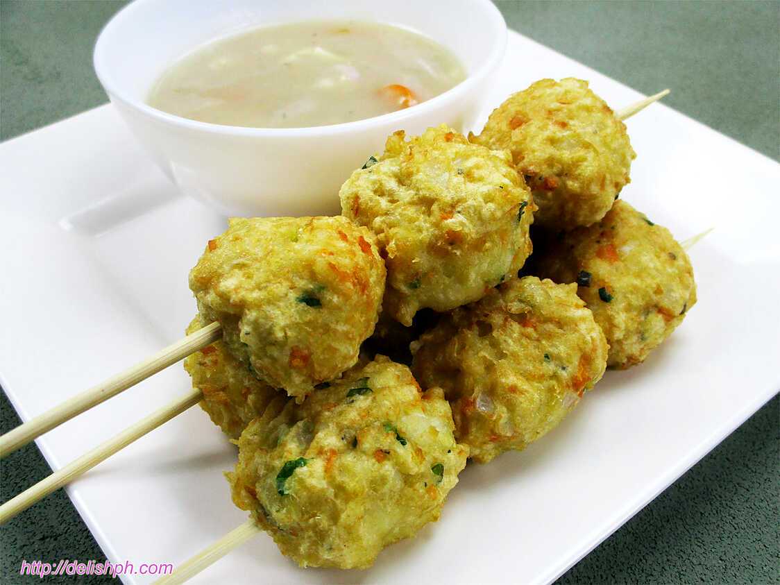 Recipe of HOMEMADE FISH BALLS AND FISH BALL SAUCE RECIPE