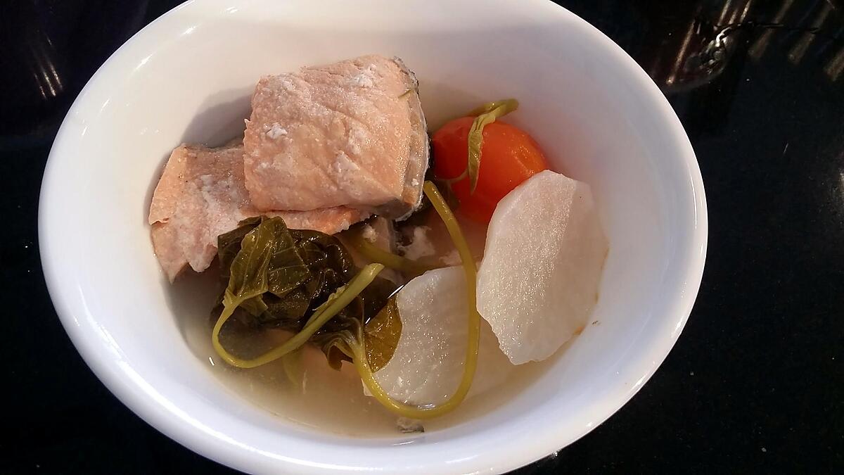 recipe Sinigang na Salmon sa Calamansi