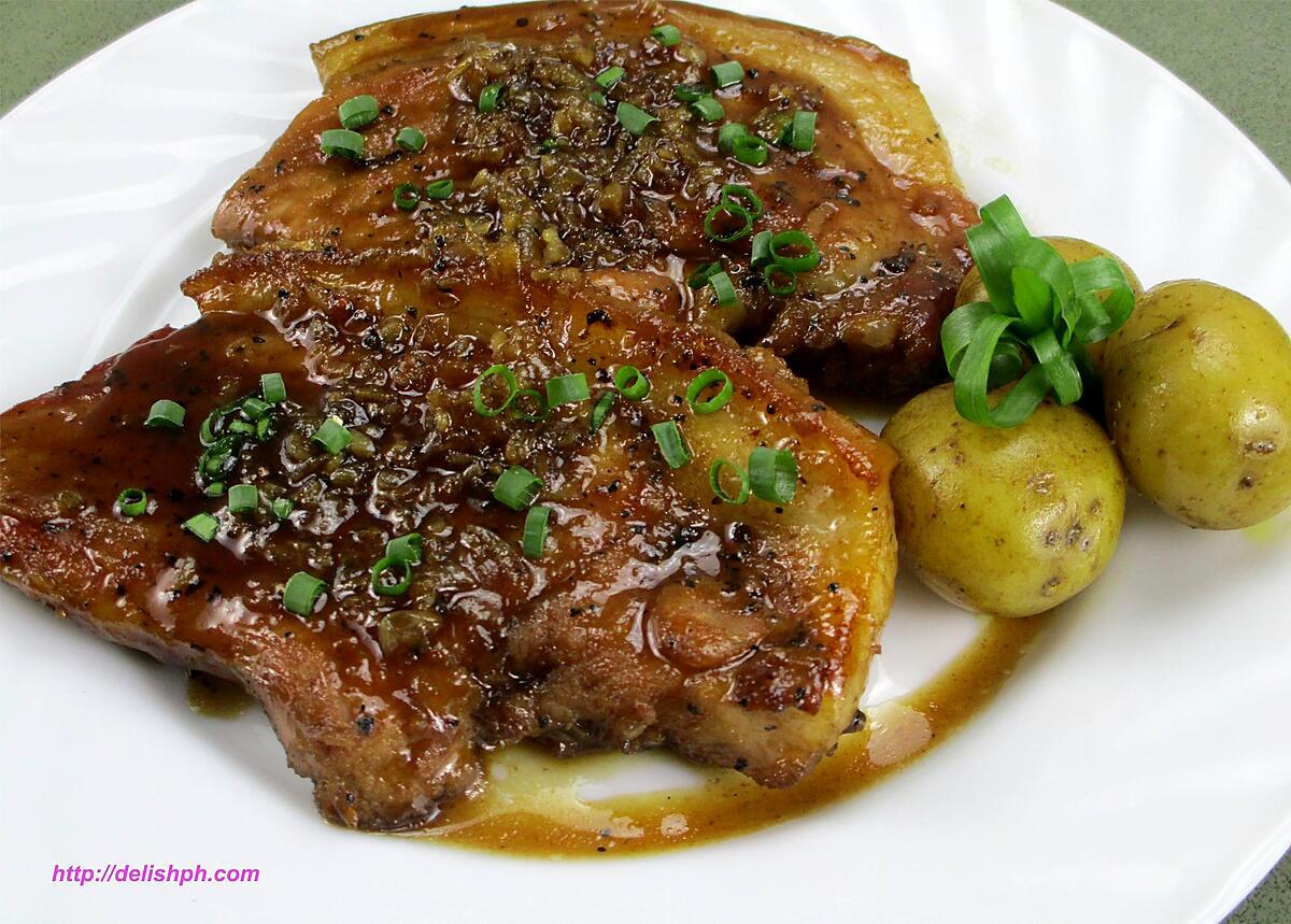 recipe SWEET GARLIC PORK CHOPS