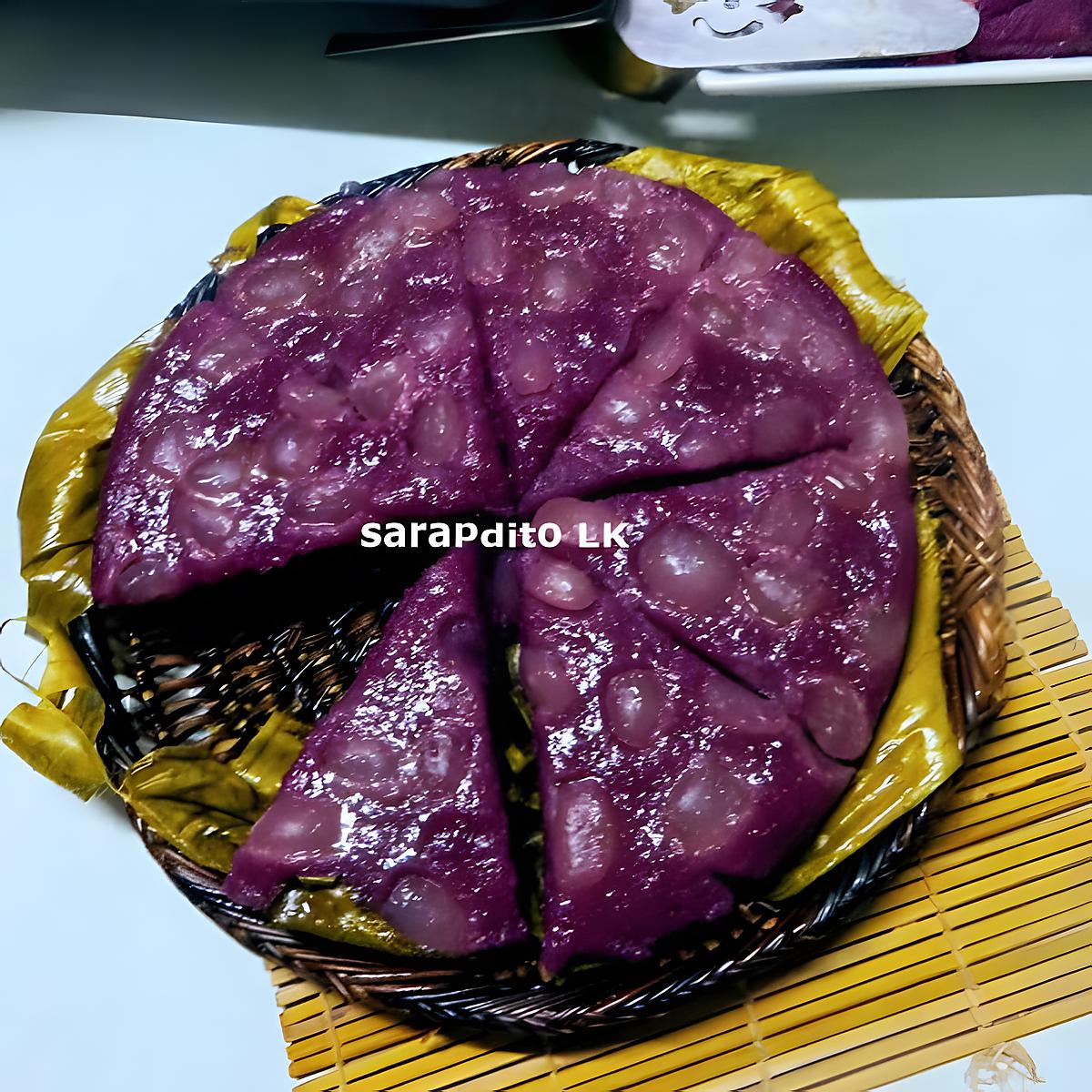 recipe CASSAVA CAKE with UBE