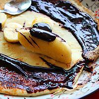 recipe Banana Chocolate Crepe