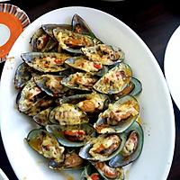 recipe Baked Mussels with Cheese