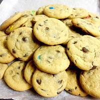recipe candy coated chocolate and chocolate chip cookies