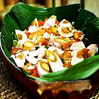recipe Fern Salad with Salted Egg